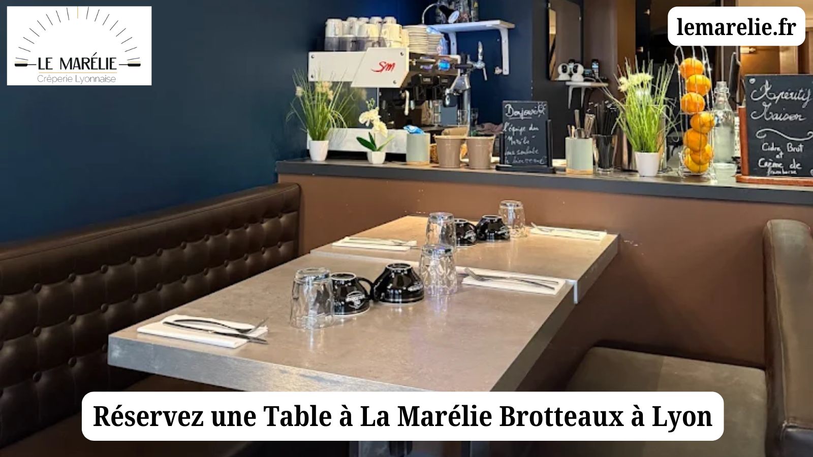 Réservez une table à La Marélie Brotteaux à Lyon